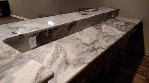 Custom basement wet bar