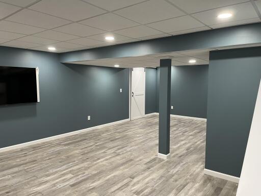 Finished Basement Living Area