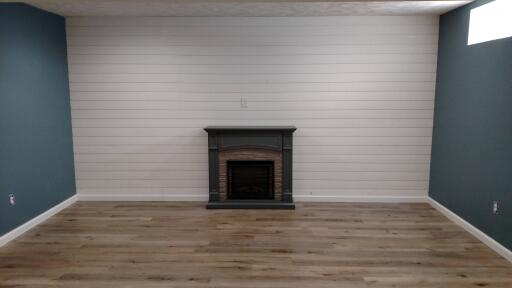Finished Fireplace